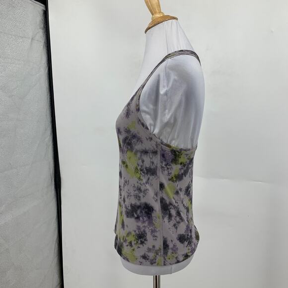 Lululemon Tank Top Womens 6 Multi Nulu Cool Racerback Tie Dye Scoop Neck Active - Picture 3 of 8